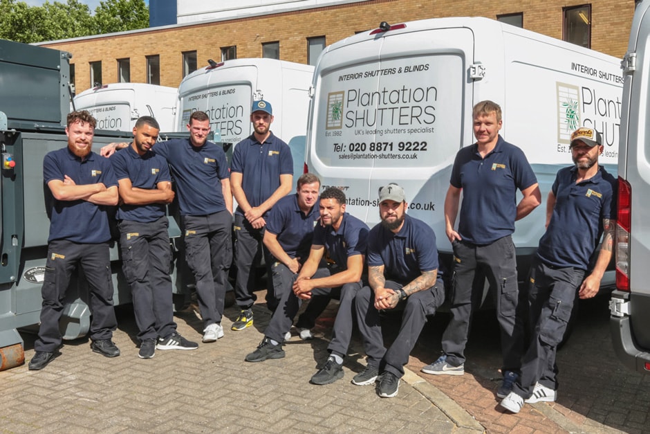 Fitting Team at Plantation Shutters Ltd - We are your local shutter experts
